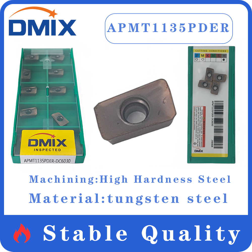DMIX BAP300R EAP300R Carbide inserts Clamping milling Cutting Shoulders Right angles Precision End mills For APMT1135 blades: 34mm