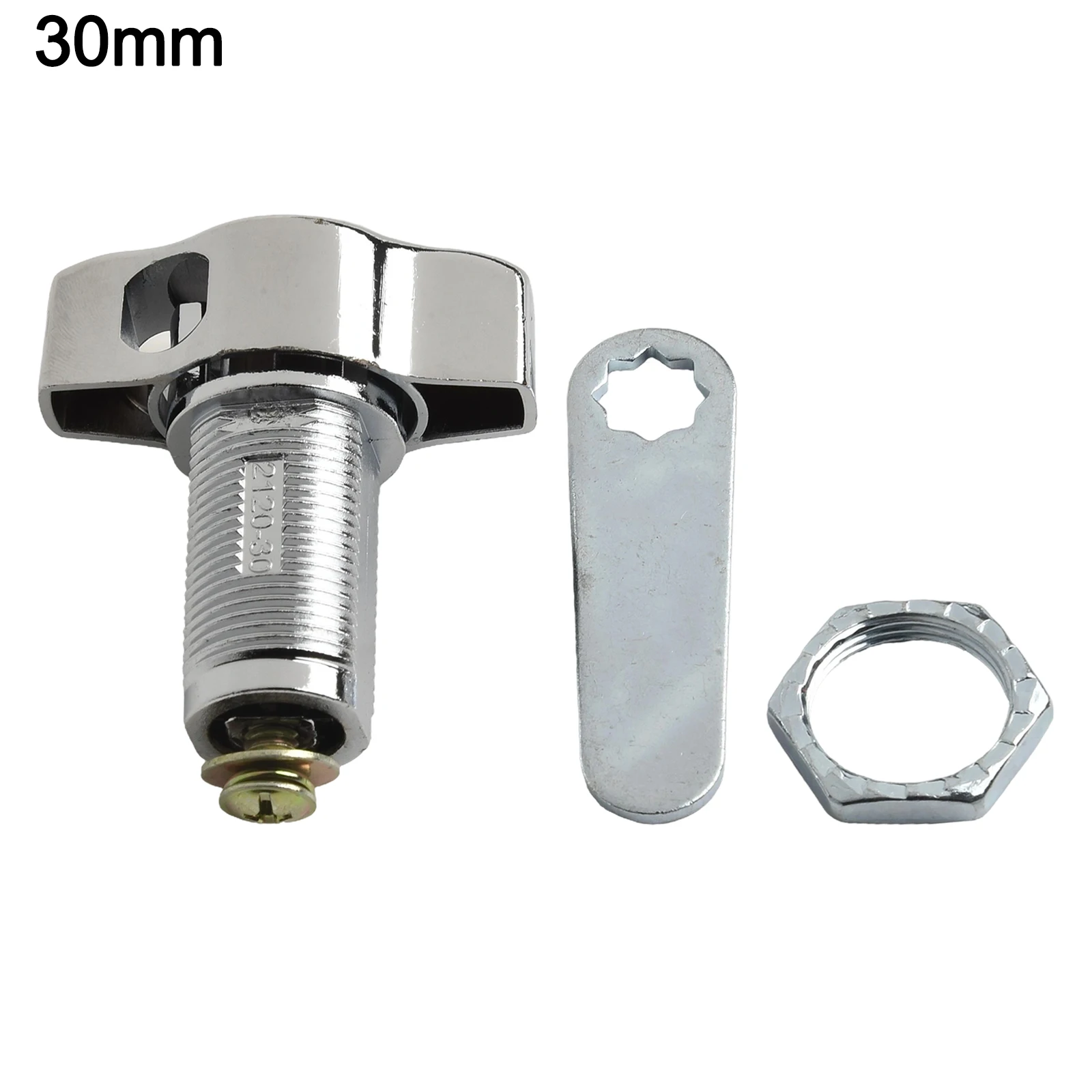 Cerradura de leva para armario, candado para puerta de armario, aleación de Zinc sin llave, buzón, cerradura para puerta de armario, herrajes para muebles, 16/20/25/30mm: Beige