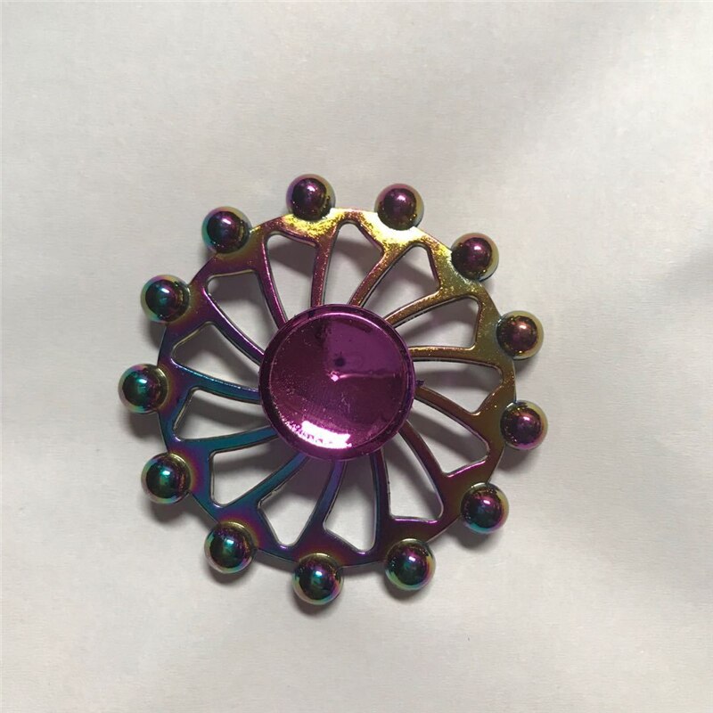 Dito Ruotare Giroscopio Mini Colorato A Mano Spinner Metallo Capretto/Adulto Giocattoli di Decompressione Anti-Stress Mitigatore di Barretta Spinners Manufatti: 3