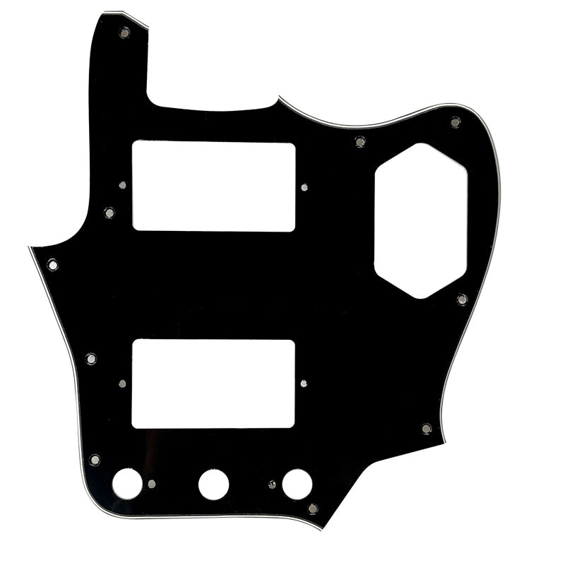 Pleroo Custom Gitaar Onderdelen Scratch Plaat-Voor MIJ Jaguar Gitaar Slagplaat Met Paf Humbucker Scratch Plaat