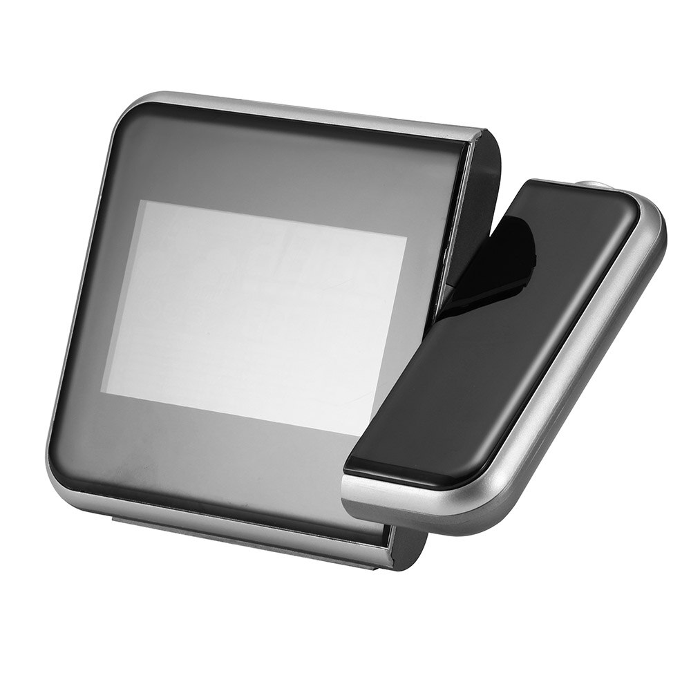 Time Watch Multi Function Digital Alarm Clocks Color Screen Desktop Clock Display Weather Calendar Time Projection 1 Pcs