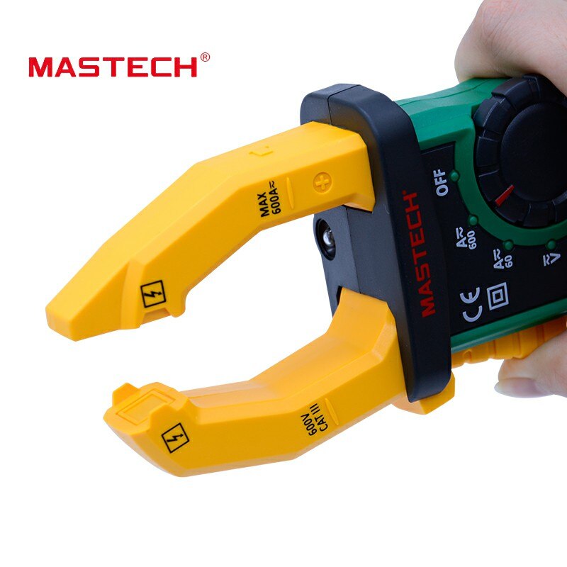 Digital Clamp Meter Mastech MS2109A Auto Range AC DC 600A Multimeter Volt Amp Ohm HZ Temp Capacitance Tester NCV Test