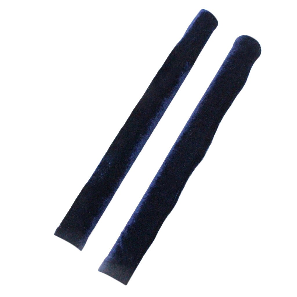 Set Of 3 Padded Handle Covers For Refrigerator Or Oven – Black, Washable, Adjustable (14.5” + Two 20”)