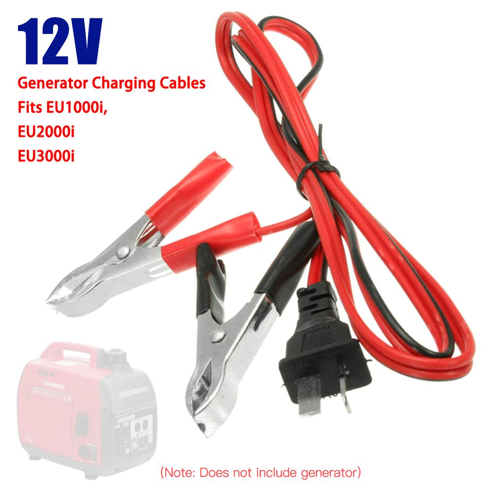 1.2M Generator Charging Cable DC 12V Charging Cables Cord Wires For Honda Generator EU1000i EU2000i Car Cable
