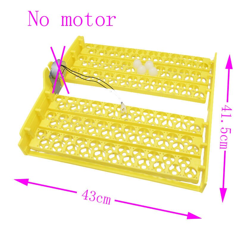 132 Stuks Kwartel Papegaai Duif Kleine Vogel Snake Hatcher Automatische Turn Plastic Incubator Trays Met Draaien Motor 220V/110V/12V: No motor