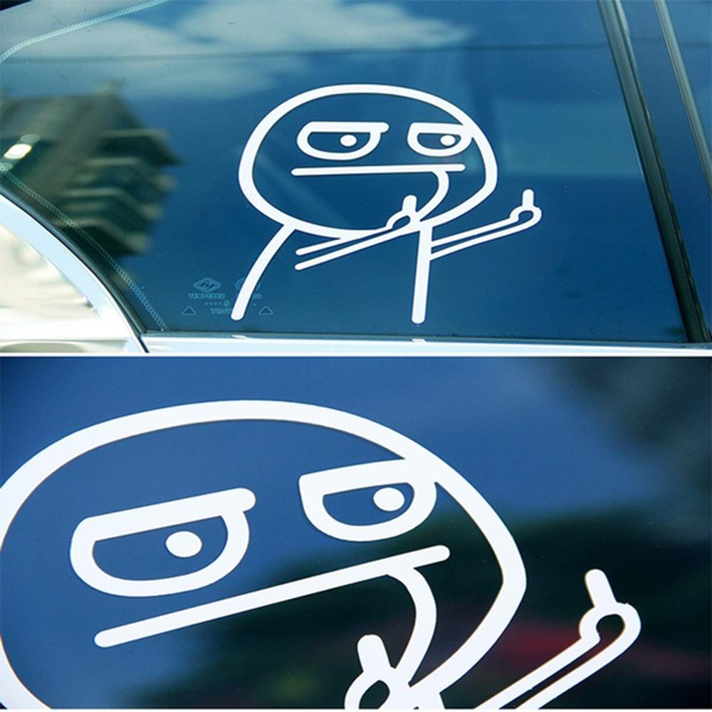 PVC PVC Sticker Applique Car Sticker Self-Sticking High Beam Decoration Waterproof Durable