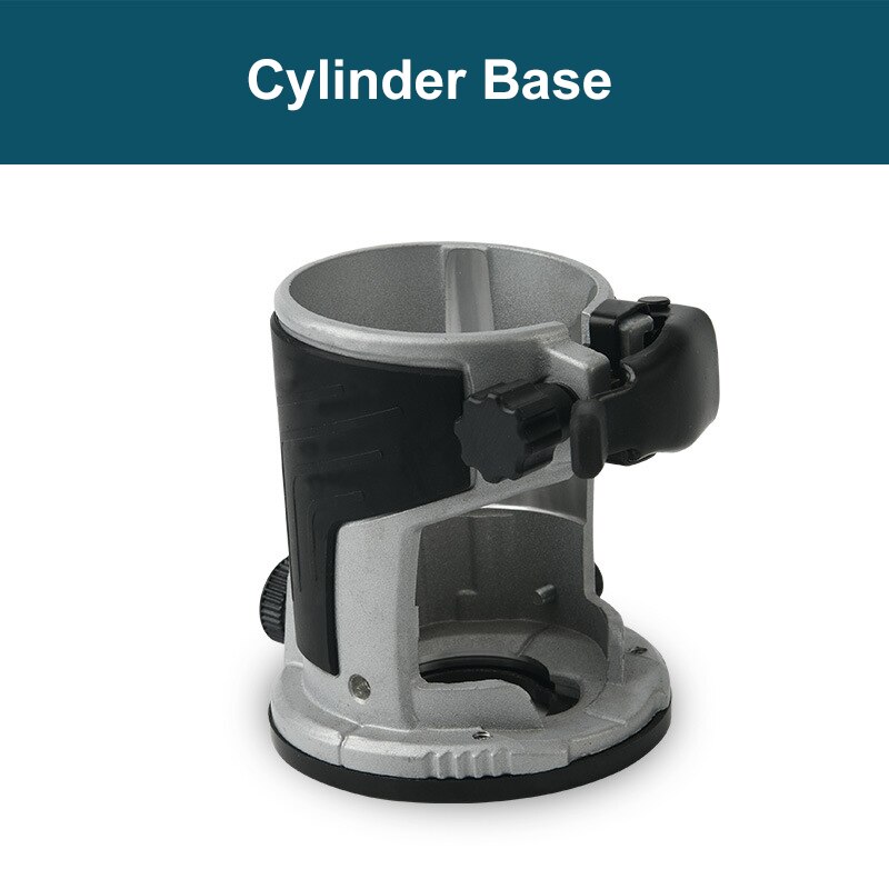 Wooden Router Base Woodworking EngravingTrimming Milling Machine Base Electric Trimmer Machine Base For Power Tool Accessories: Cylinder Base