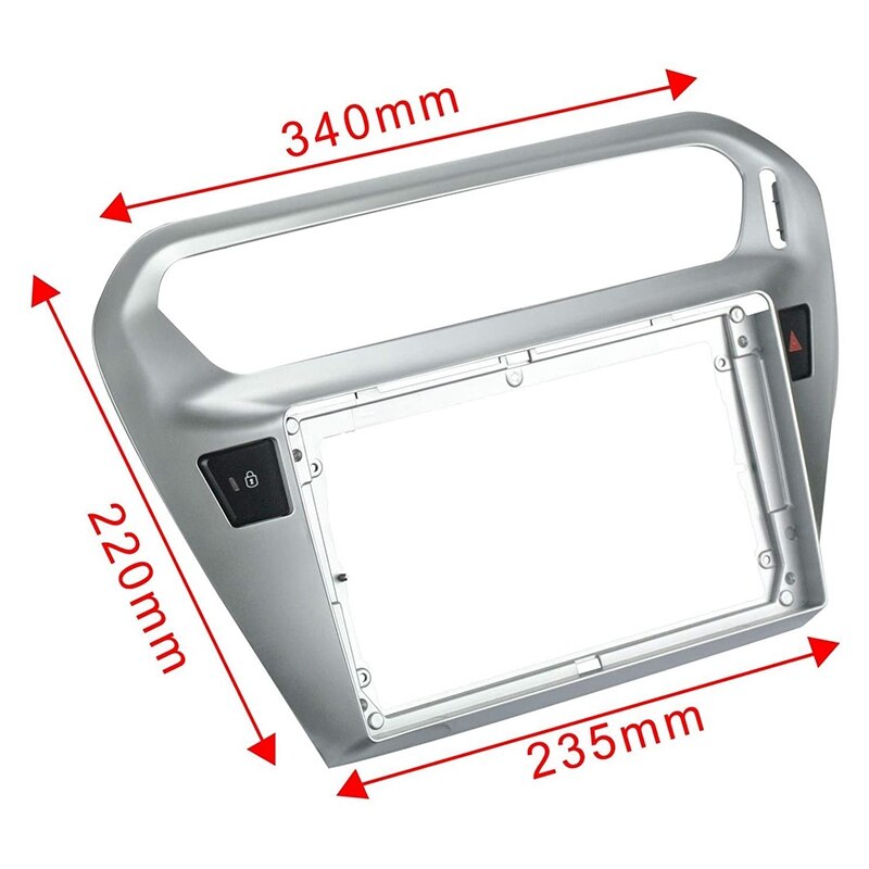 9 Inch 2Din Auto Stereo Dashboard Frame Dvd Panel ... – Grandado