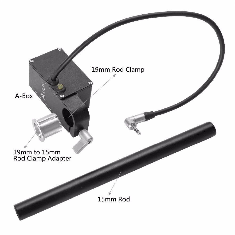 SmallRig 2PCS Dual 19mm to 15mm Rod Clamp Adapter DIY Camera Rig For A-BOX and wireless follow focus 2104