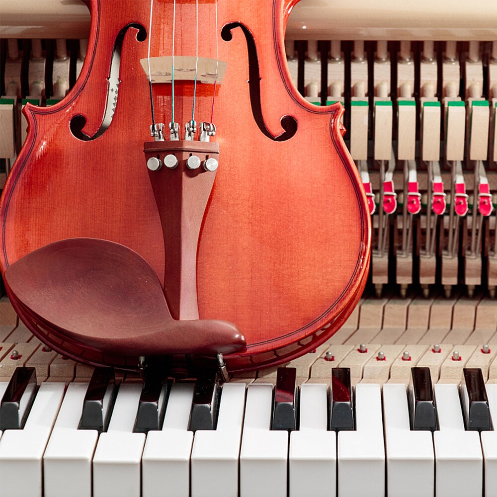 10Pcs 5 Sizes Maple Violin Bridge, 1/8, 1/4, 1/2, 3/4, 4/4 Violin Bridge Tool