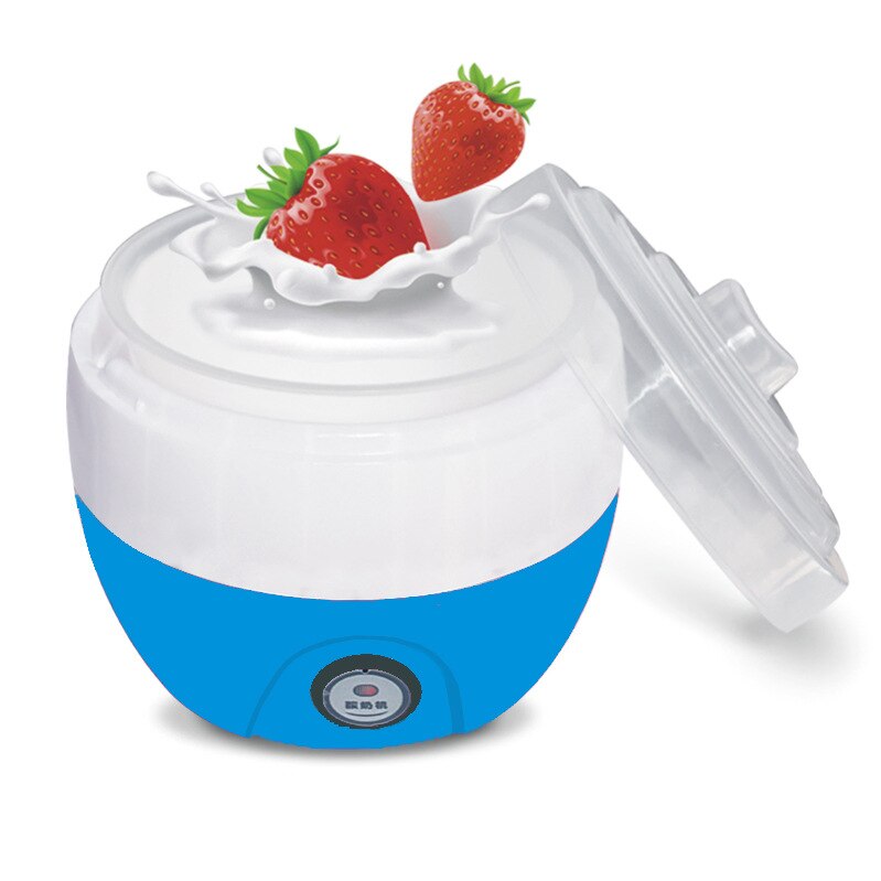 Household Electric Automatic Yogurt Maker Machine Multi-Function Diy Make Machine 220V EU Plug Kitchen Appliance Tools: Blue