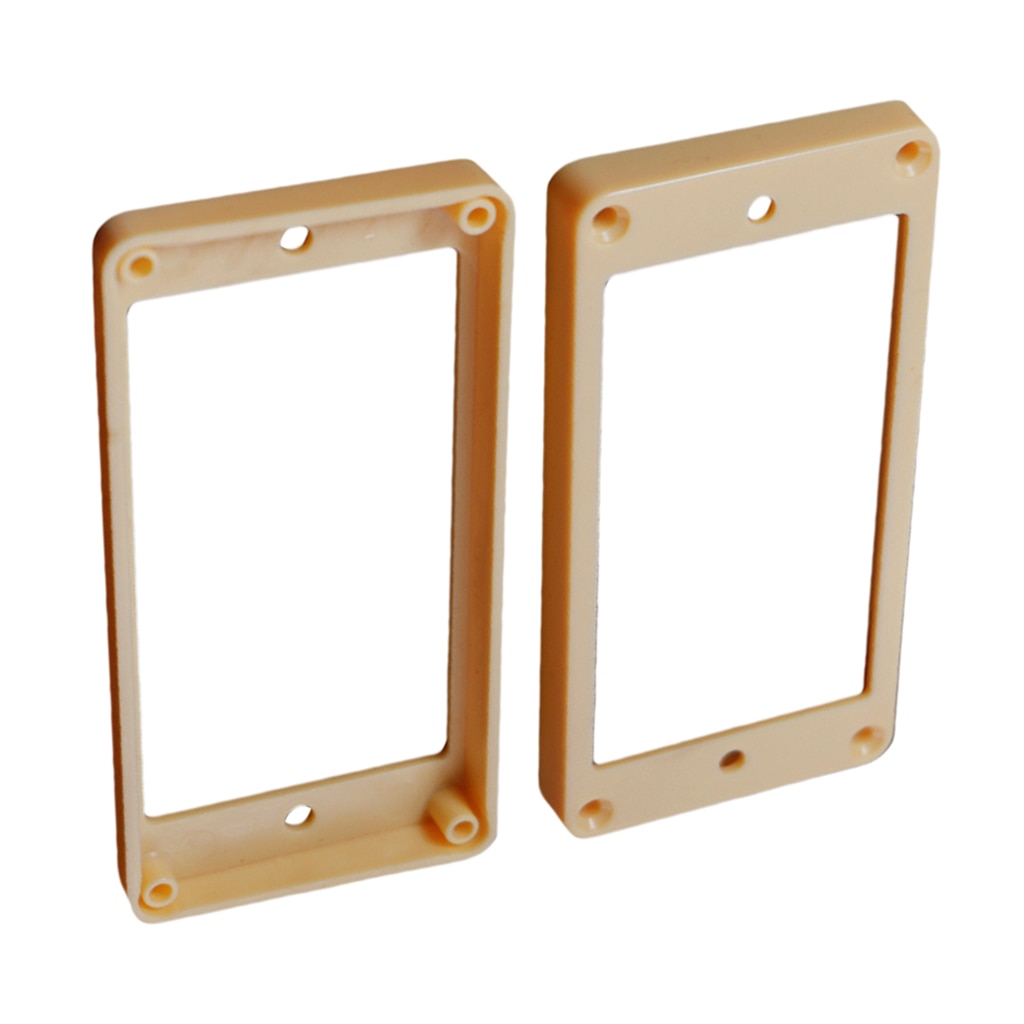 Pack of 2 Plastic Humbucker Pickup Mounting Rings 7x8.5mm for Electric Guitar Parts