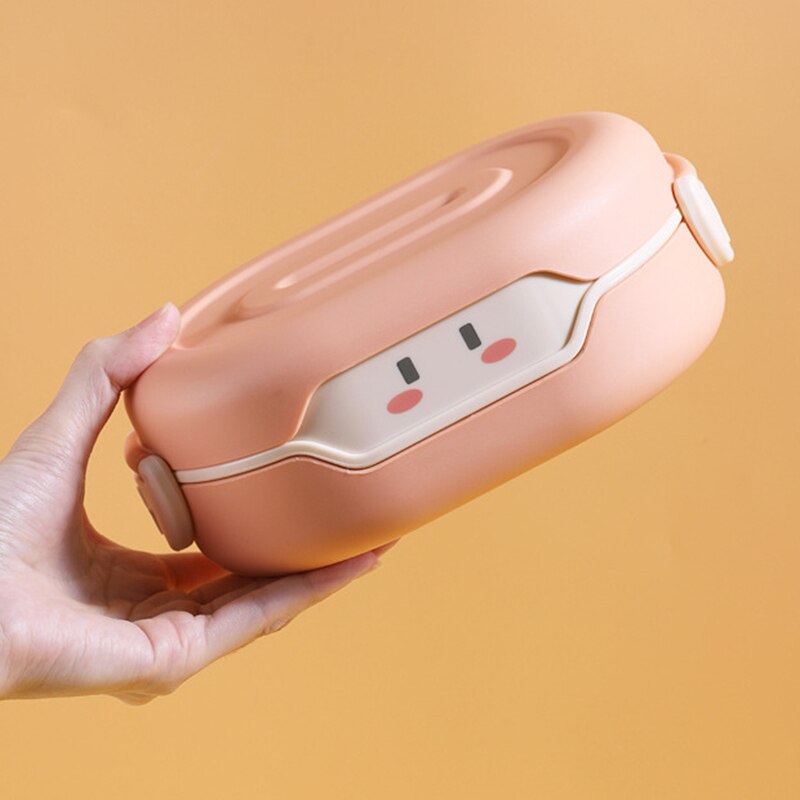 780ml søte bento matpakke kawaii for barn skolebarn japansk stil oppbevaring mat kjøkken beholder plastbærer