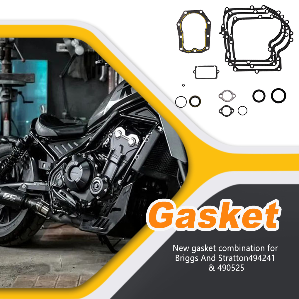 Non-asbestos Paper Gasket Set Portable Upgrading Detachable Replace Gaskets Kit Trimming Device Machine Component