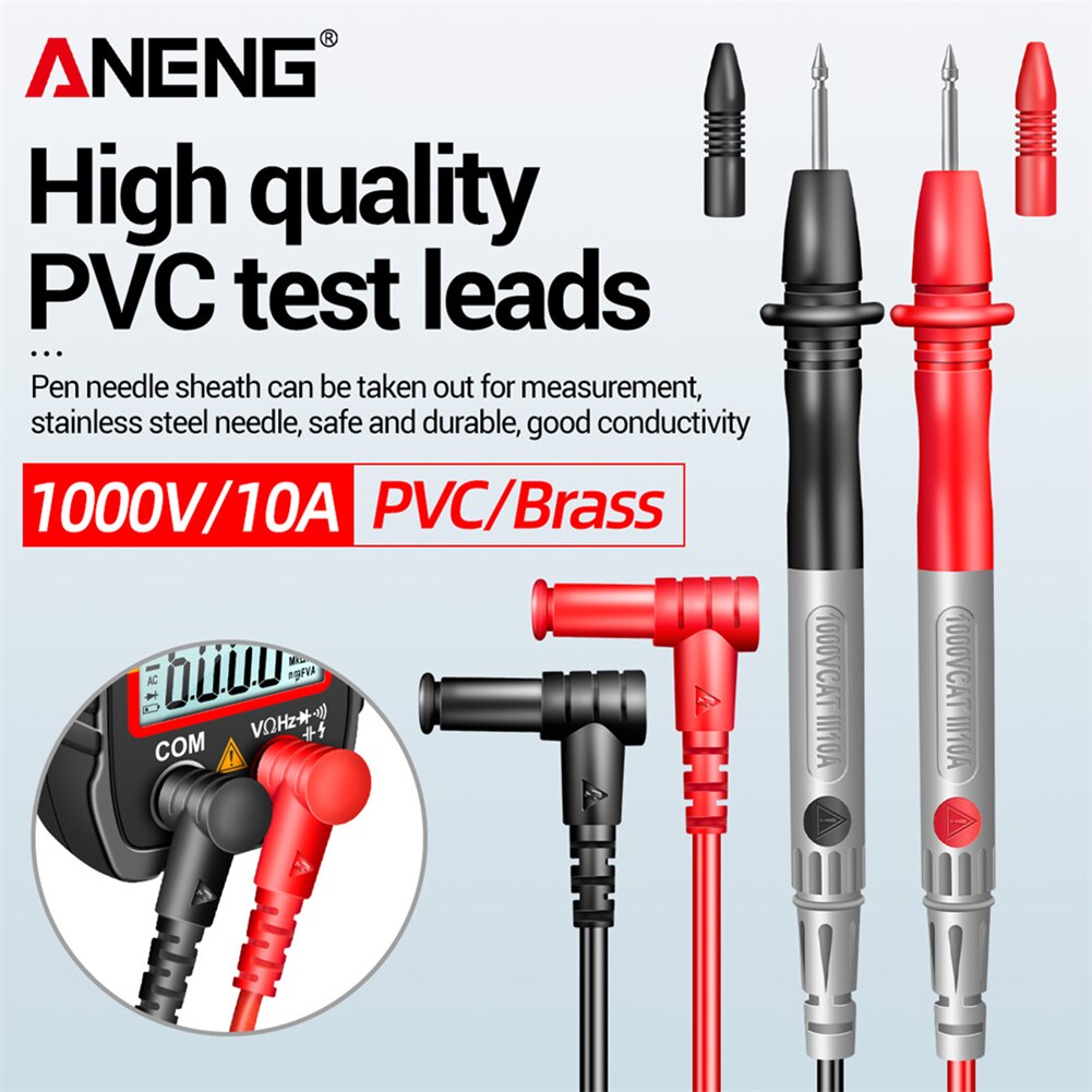 6000 Counts Digital Clamp Meter Multimeter Capacitance Measuring Range Testers Multimeter