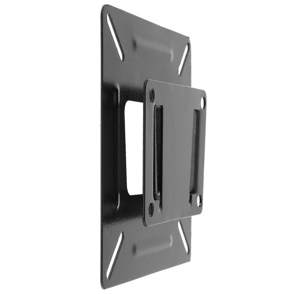 Black Universal TV Wall Mount Mounts Bracket for 14 to 24 Inch LCD LED Monitor Flat Panel TV Frame