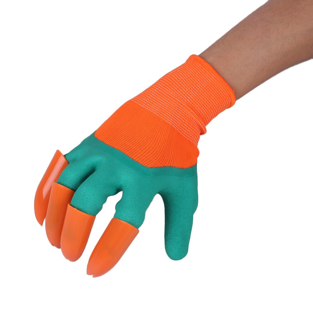2 Paar Lange Industrie Gummi Latex Handschuhe Arbeitssicherheit Gartenarbeit 