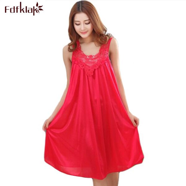 Vrouwen Nightgowns Zijden Nachtkleding Jurk Zomer Casual Sleepshirts Nachtjapon Vrouwelijke Nachthemd Thuis Kleren Nacht Shirts E0042