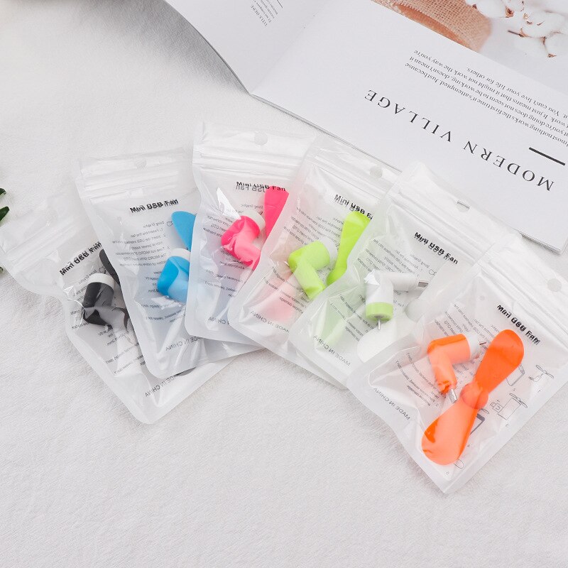 USB-C Cute Portable Flexible Mini Type C Fan Bendable removable Type-C Gadgets Low power for Powerbank Phone for Samsung Laptop