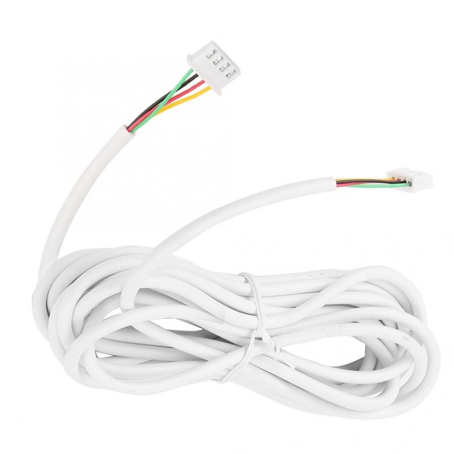 10m avvr 4*0.3 4 wire kabel til video intercom farve video dør telefon dørklokke kablet intercom kabel