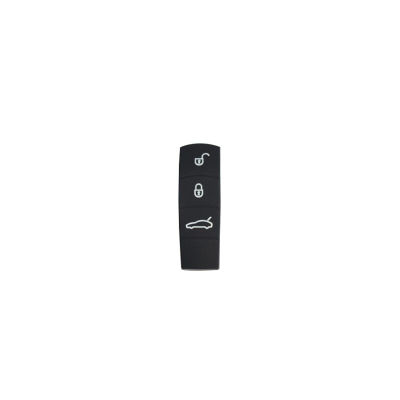 3/4 silikone gummi nøgleknap pad bil nøgle knap pad udskiftning til porsche cayenne macan 911 boxster cayman panamera: B