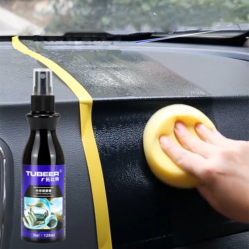 Car Interior Restorer Wax Leather Repair Instrument Panel Retreading Agent Plastic Rubber Part Retreading Restore Agent