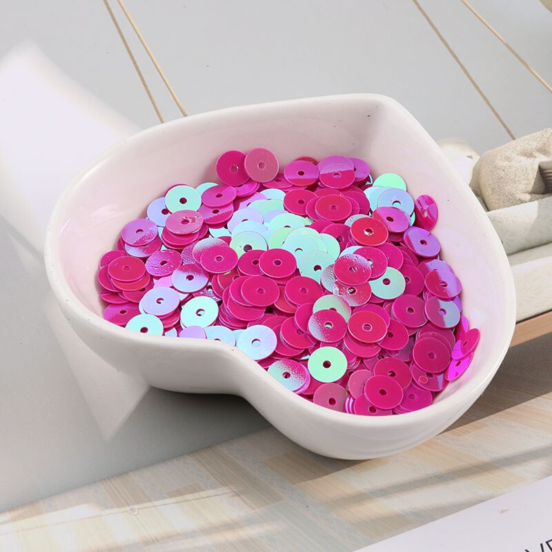 10 G/pak 4Mm-6Mm Platte Ronde Ab Kleur Losse Pailletten Pailetten Naaien Craft Diy Accessoires Voor Kleding lentejuelas Para Coser