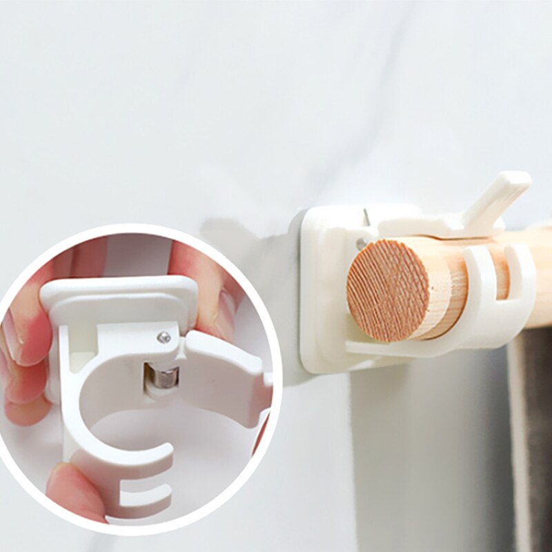 One set of powerful curtain rod hanging clip hook shower curtain rod hanging clip bearing 3.5kg