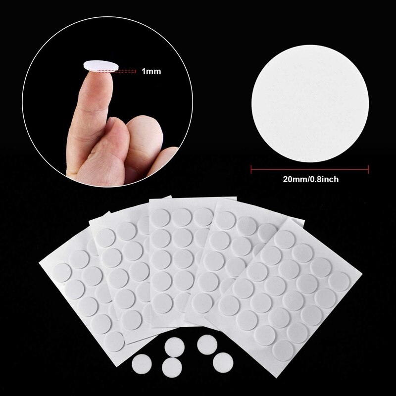 600 Pieces Candle Wick Stickers Candle Making Sticker Heat Resistant Double-Sided Stickers for Candle DIY Making