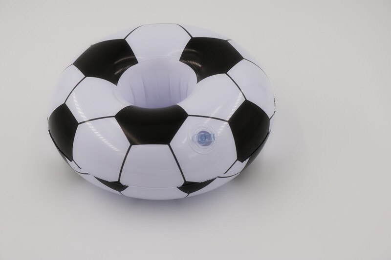 Oppblåsbar koppholder fotball drikkeholder svømmebasseng flyte bading babybasseng leker festdekorasjon bar coasters holder: Default Title