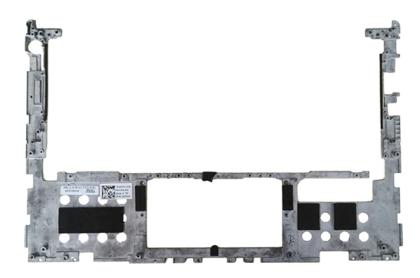 For DELL XPS 13 9350 9360 P54G Laptop LCD Back Cover/Front bezel/Hinges/Palmrest/Bottom Case 0V9NM3 0114PC 043WXK 057JH8: sky blue