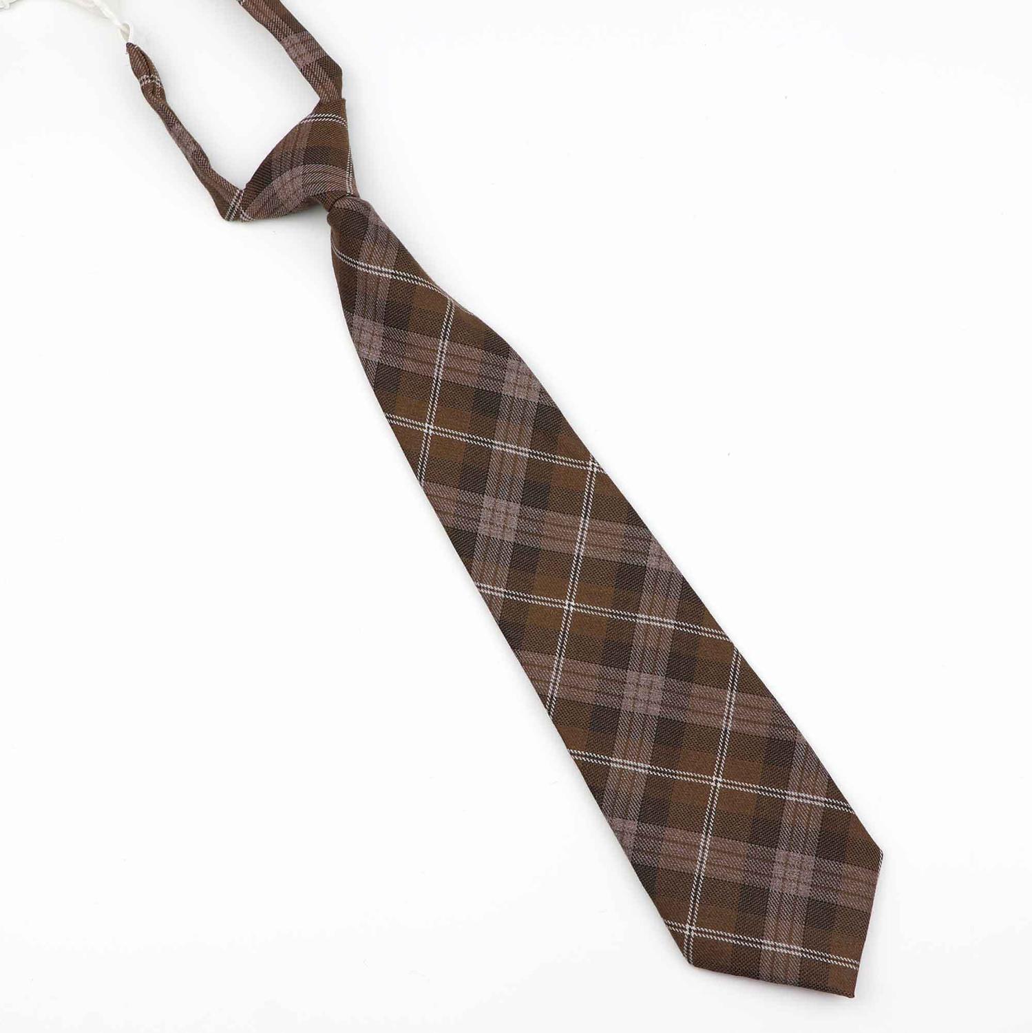 Student Lui Slim Stropdas Skinny Stripped Tie Eenvoud Elastische Band 7 Cm Breedte 33 Cm Lengte Partij Formele Mannen kids Banden: 4