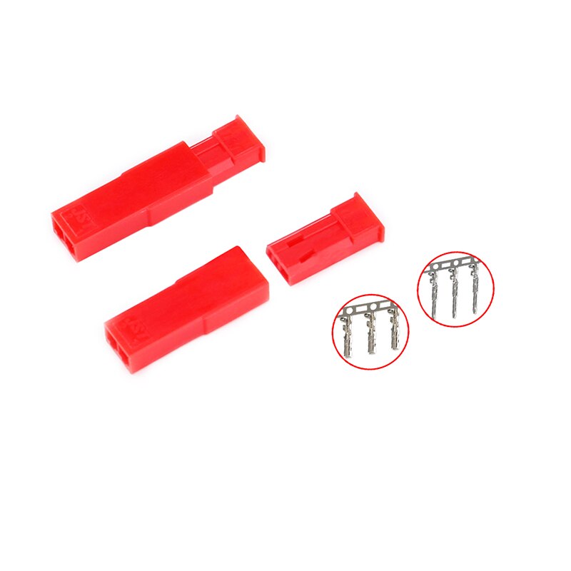 200Pcs/Lot JST 2P Connector Plug Jack 2-Pin Female Male Crimps Rc Battery Connector Car Auto Motorcycle Ship Electrical Spare