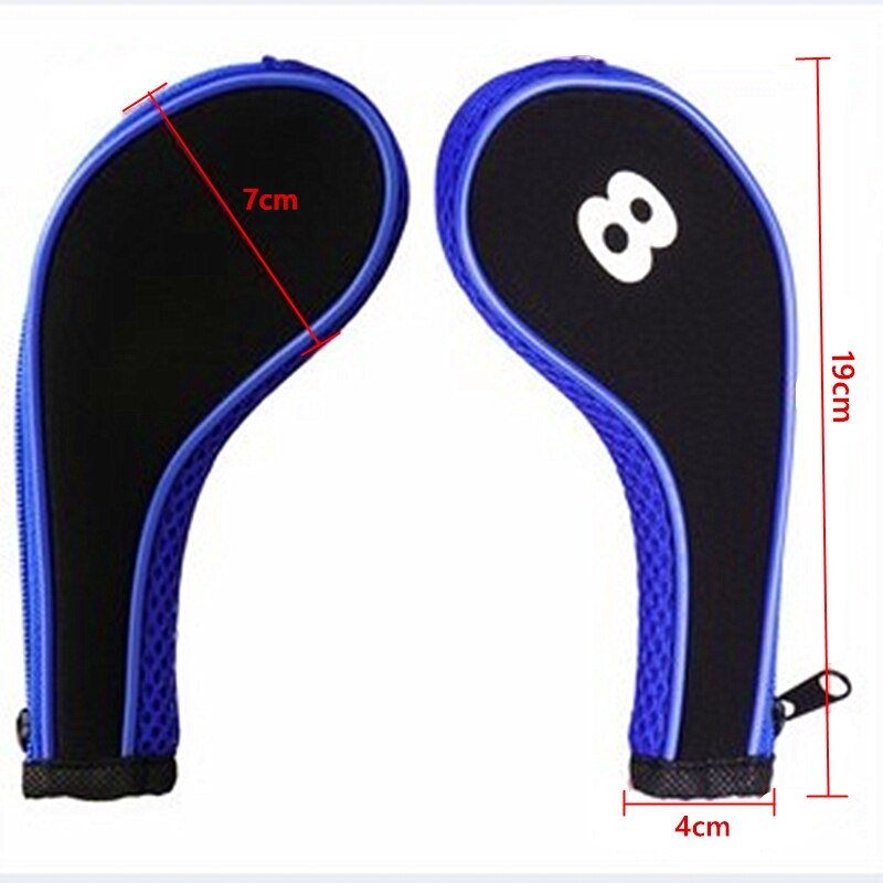 12 stuks golfclub ijzer hoofdhoes voor buiten, draagbare golfsport beschermhoes