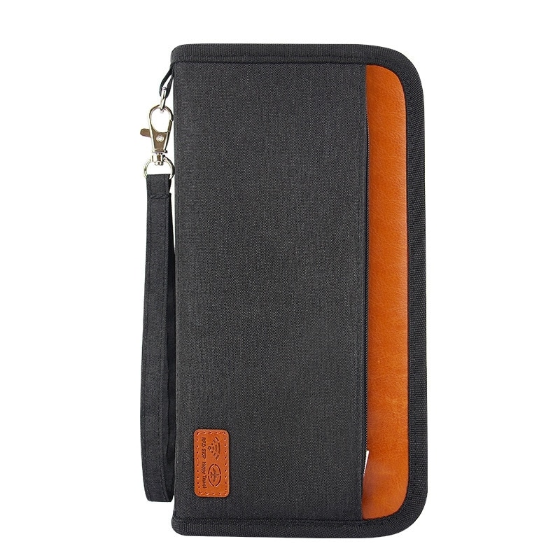 Reizen Anti-RFID Paspoort Pakket Creditcard Pakket ID Paspoort Clip Bestand Multi-card Opbergtas Clutch reizen Portemonnee