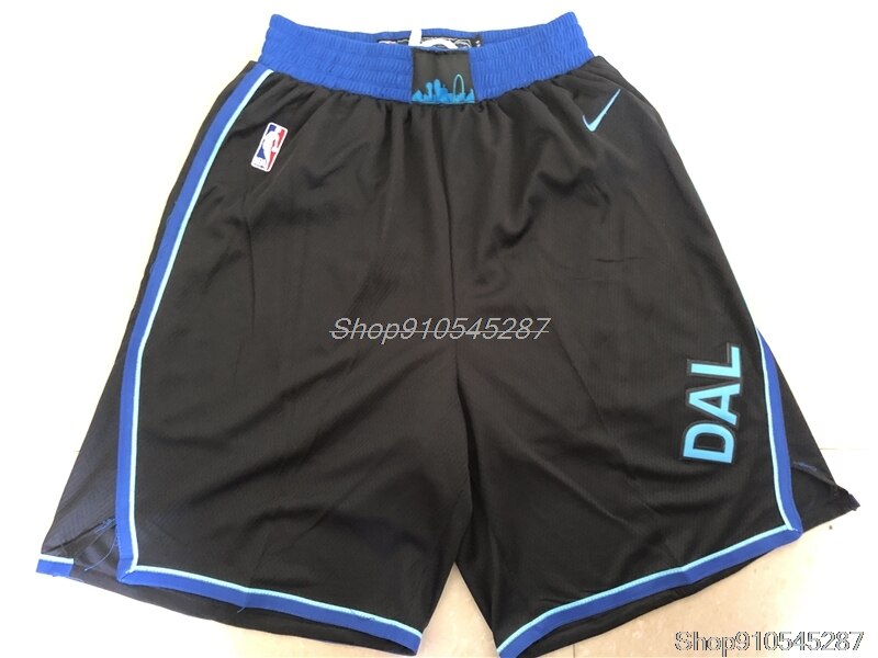 Nba Dallas Mavericks #77 Luka Dončić Mannen Basketbal Shorts #41 Dirk Nowitzki Mannen Sport Broek Mesh jogging Korte Broek