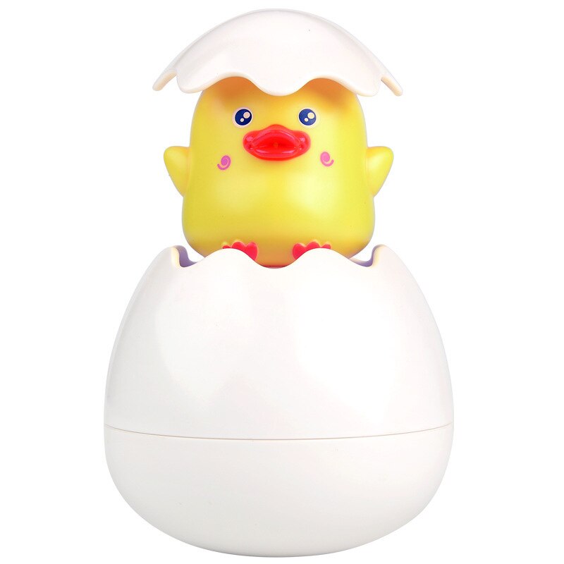 Baby Bath Toy Water Spouting Small Yellow Duck Rain Egg Shower Bath Egg Shell Infant Douyin Celebrity Style Water Toys: Duck  Colorful Box 