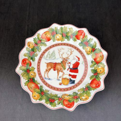 Niemiecka zastawa stołowa Weibao świąteczna zastawa stołowa zabawka radość kubek wielokąt miska Zachodni kuchnia jako sposób gotowania filiżanka robić kawy i sałatki przekąnarty