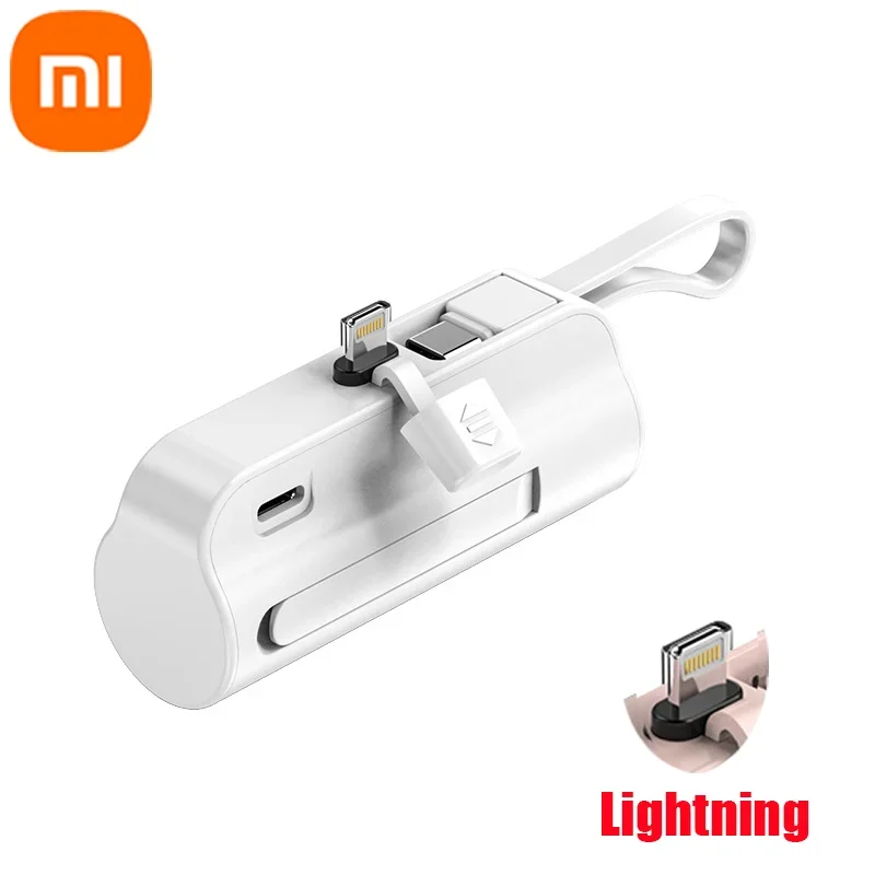 Xiaomi Mini 30000mAh Large Capacity Power Bank CapsulePortable Wireless Fast Charging External Battery For iPhone Huawei: Silver / 30000mAh