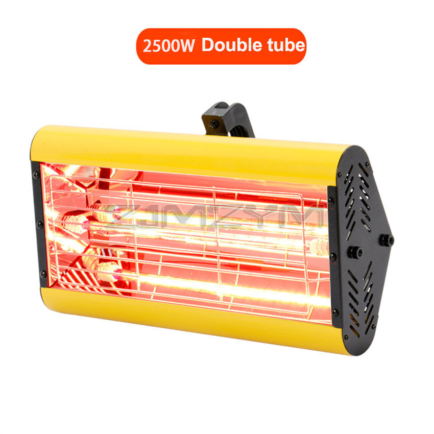 Handheld 1200W 2500W Infrared Paint Curing Lamp Paint Dryer Heating Lamp Heater Shortwave Infrared baking Lamps: 30mm / RED