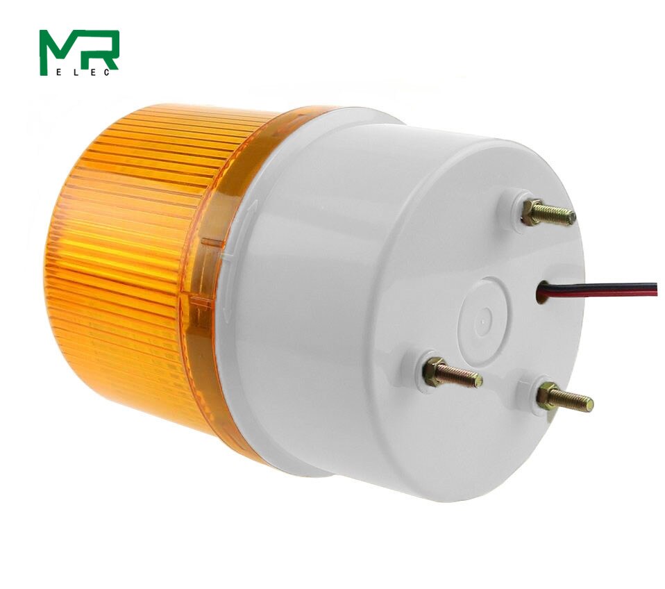 With voice LED Alarm Lamp light siren yellow blue red green LED warning light 12V 24V 110V 220V