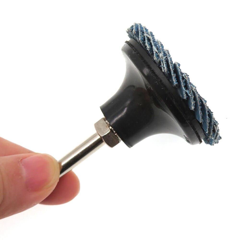 Disque à lamelles de 2 ", 50mm, 11 pièces, pour verrouillage à rouleau, grain 40, outil abrasif adapté au polissage du métal, élimination de la rouille du fer