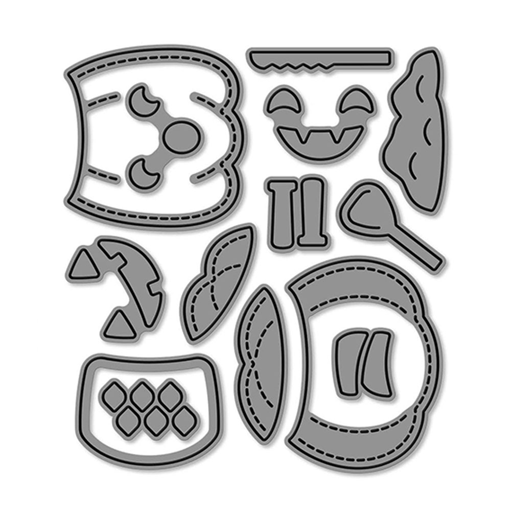 Efterårsblade kantmaler metal hobby skæremaller scrapbooking papir dagbog dekoration manuel håndlavet til prægning: Lysegul