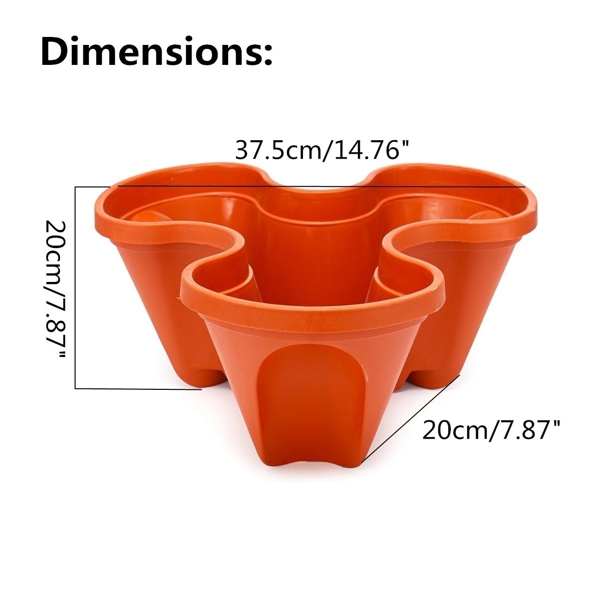 Porte-Vase pour plantes, Pots de fleurs en plastique empilables 5 couleurs, Pot de fleurs, décoration pour la maison, jardin ou balcon, 1 pièce