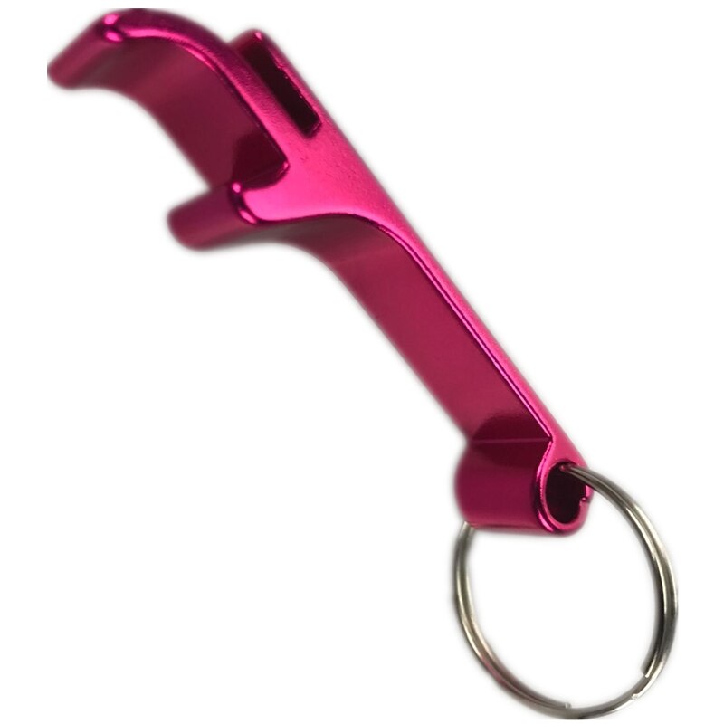 Piwo brelok z otwieraczem robić butelek 4 w 1 kieszonkowy aluminiowy otwieracz robić butelek piwa otwieracz robić butelek wina brelok z otwieraczem robić butelek prezent ślubny narzędzie kuchenne robić baru: RoseRed