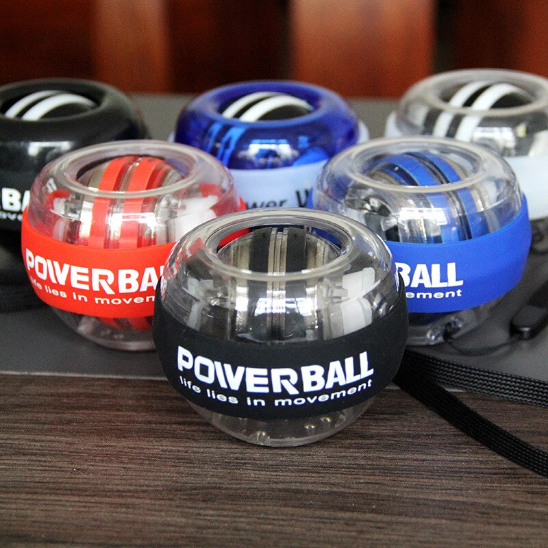 Gyroscope Powerball LED Gyro Power Wrists Ball Arm Exercise Force Strength Training Energyball Home Gym Sports Fitness Equipment