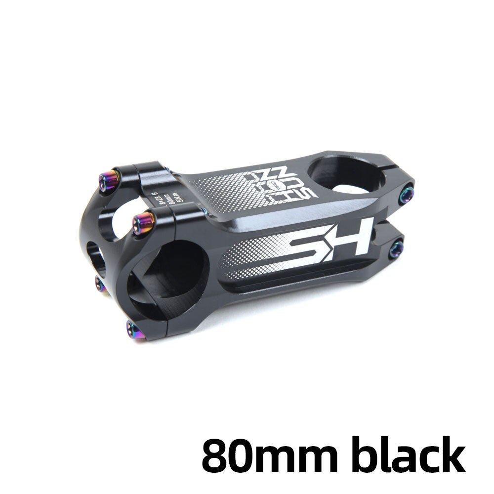 PRO HONSUN 80/100/110mm Rainbow MTB Bike Stem Super Light 31.8*28.6mm Mountain/Road Bike Stem CNC Aluminum Alloy Bicycle Stem