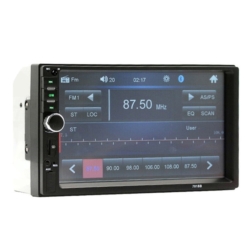 7inch Double 2-Din Touch Screen Car Stereo MP5 Player Bluetooth FM Radio With Camera