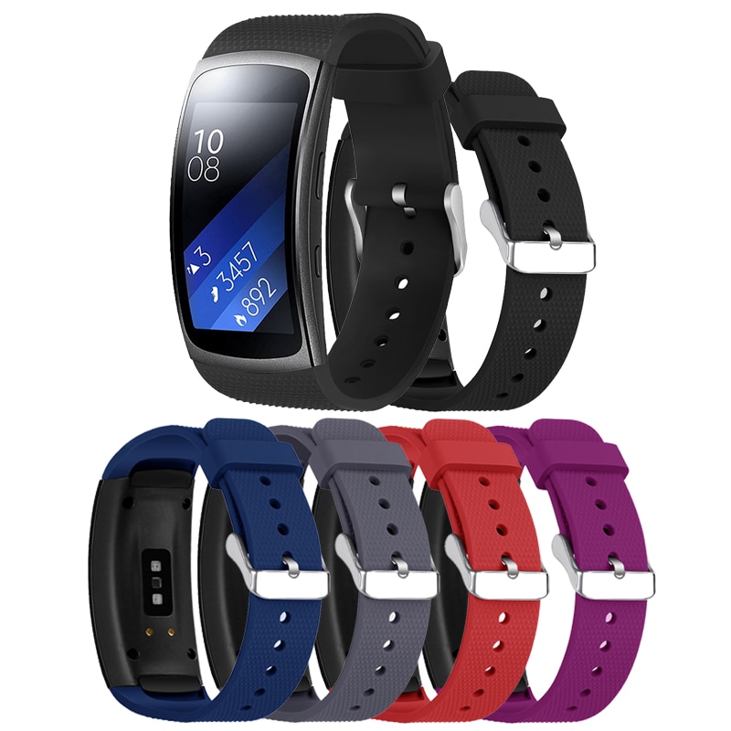 Hangrui Vervangende Polsband Voor Samsung Gear Fit 2 Pro Band Luxe Siliconen Horlogeband Voor Samsung Fit2 SM-R360 Strap Anti- verloren