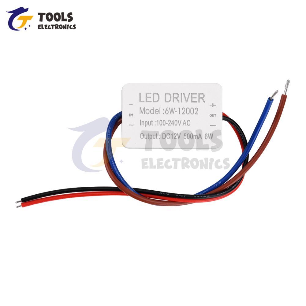 DC 12V 0.5A 6W LED Driver Constant Voltage Driver Power Supply Bathroom Light Mirror Front Light Strip Driver Power Supply